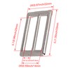 10 Pieces Slide Buckle Metal 1 Inch Slider for Fasteners,