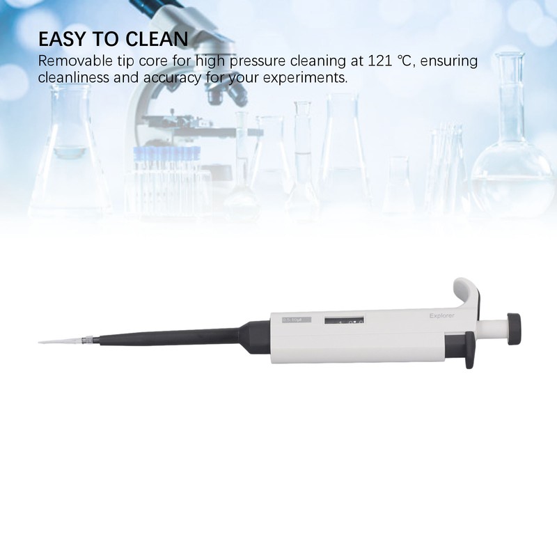 0.5 to 10ul Micropipette High Accuracy Manual Single Channel Adjustable