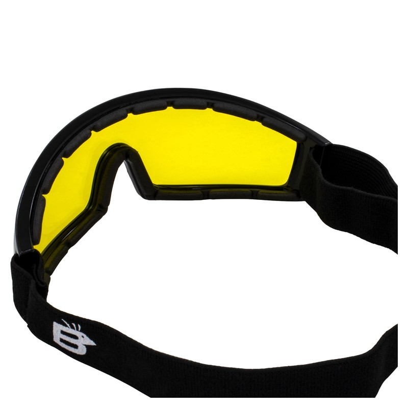 Birdz Eyewear Robin Sport Skydiving Snowboarding Motorcycle Riding Goggles (Yellow)