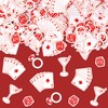 Whaline 300Pcs Lucky in Love Table Confetti Vegas Bachelorette Party