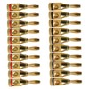 CAXUSD 20pcs Gold Plated Banana Plug Connectors Speaker Wire Adapters