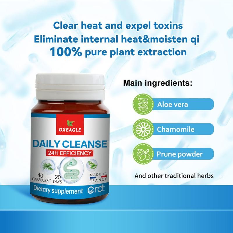 CRDT OXEAGLE Daily Cleanse Gentle Herbal Cleanse & Digestive Support