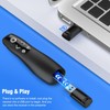 Presentation Clicker Wireless Presenter Remote for PowerPoint, RF 2.4GHz USB