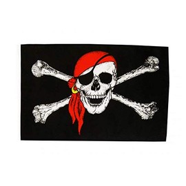Pirate Flag with Headscarf 30 x 45 cm