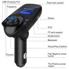 KIMISS Car Bluetooth FM Transmitter, T11 Bluetooth Wireless Handsfree MP3