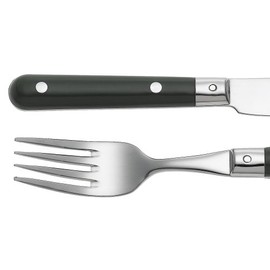 Ginkgo International Le Prix 5-Piece Stainless Steel Flatware Place Setting, Moss Green, Service for 1