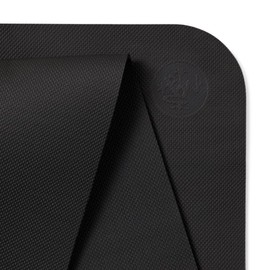 Manduka Begin Yoga Mat - Perfect for Beginners in Yoga & Pilates, Women and Men, 5mm Thick, Reversible, 68 inch (172cm) Black