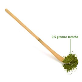 Chashuku - Cuchara Medidora para Matcha Dosificadora de 1g para Ceremonia de Té Elaborado de Bambú a Mano
