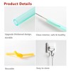 12 Reusable Silica Gel Straws, 2 Cleaning Brushes, BetterJonny Color