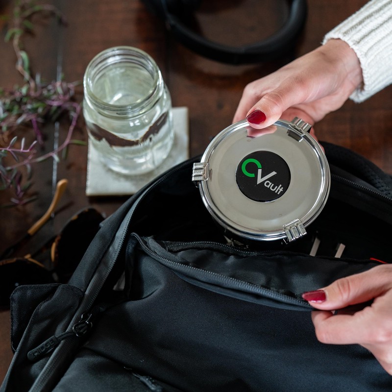 CVault Humidity Control Airtight Stash Container, Medium w/ 1 Humidity