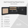 Baur Men's Genuine Leather Wallet with RFID Protection, Landscape Format,