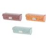Estuche De Lápiz Labial Verde Grisáceo Y Marrón Y Naranja
