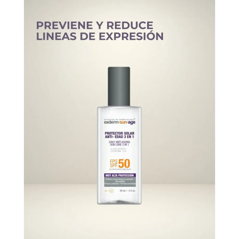 Exderm Bloqueador Protector Solar Facial Antiedad Age 60ml