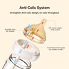 Natural Nursing Glass Baby Bottle - with Anti-Colic Vent System