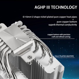 Thermalrlght Peerless Assassin 120 SE CPU Air Cooler, 6 Heat Pipes, Dual 120mm TL-C12C PWM Fans, Aluminum Heatsink Cover, AGHP Technology, for AMD AM4 AM5/Intel LGA 1700/1150/1151/1200（PA120SE）