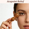 Facial Massage Tool Set 2pcs Sandalwood Eye Massager with 5