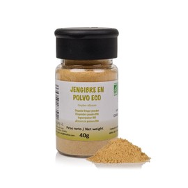 FRISAFRAN Ginger Ground Organic Ginger Powder 40 g Ginger Powder Natural Pure No Additives Vegan Dried Ginger Organic Powder Ginger Spice Ground Ginger Ground Ginger