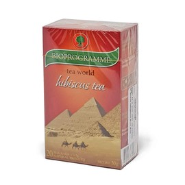 Hibiskustee Kräutertee - 4 Packungen zu 20 Filterbeuteln 50g vom Bioprograma