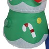 1.8m Dwarf and Christmas Tree Inflatable Decoration IP44 Christmas Outdoor