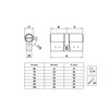 Amig - Security Cylinder - Lock for Doors - High