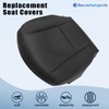 SecosAutoparts Front Driver Side Replacement Bottom Perforated Leather Seat Cover