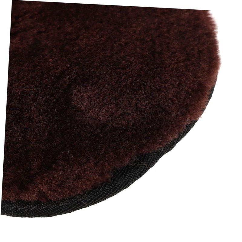 Healeved 5pcs Faux Wool Polishing Mitts for Leather Shoes Ergonomic