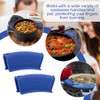 AHIW Silicone Assist Hot Pan Handle Holder Hot Skillet Handle