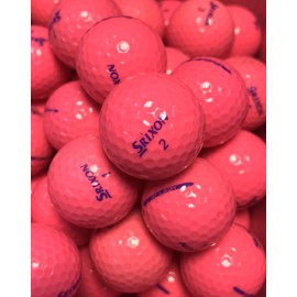 Golf Ball House…12 SF Lady Golf Balls for Srixon/Pink/Near Mint (AAAA) / Used-Recycled w/Mesh Bag
