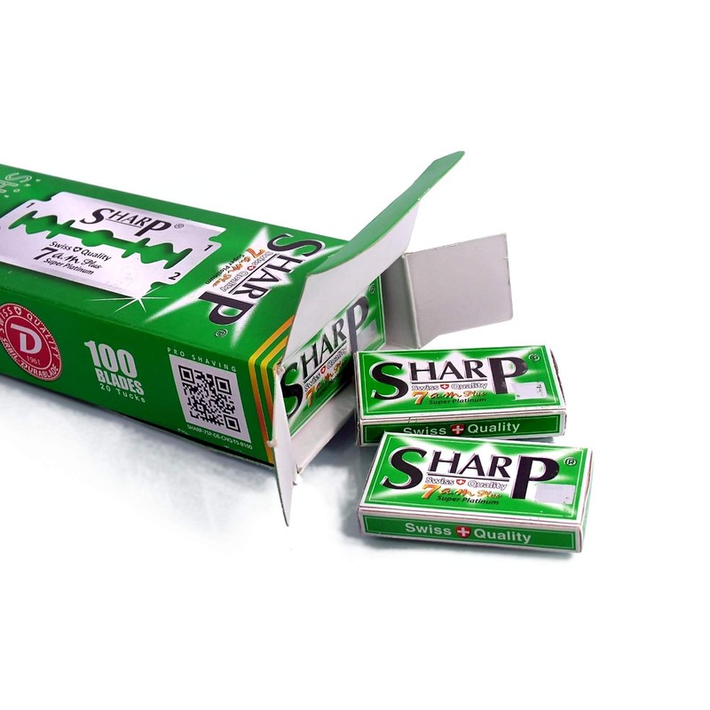 100 Rasierklingen Sharp 7Am Super Platinum