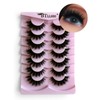 Summer Fluffy & Wispy False Eyelashes, 7 Pairs Naturally Curly
