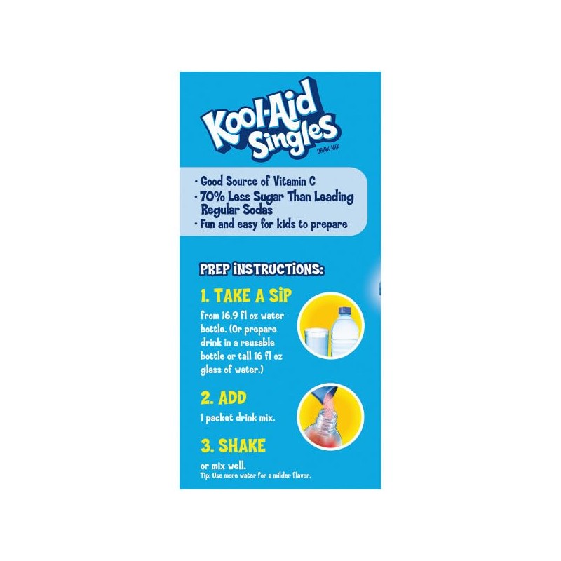 Kool-Aid Tropical Punch Drink Mix Singles, 12Ct (Pack of 2)