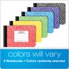 Oxford Composition Mini Notebooks, 6 Pack, Cover Colors Vary, Wide