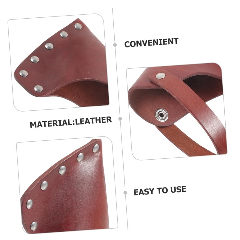 TEHAUX Camping Hatchet Axe Protector Durable Leather Cover for Outdoor