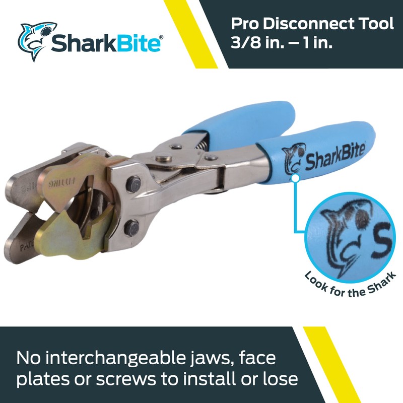 SharkBite 3/8 Inch to 1 Inch Pro Push to Connect