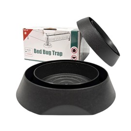 PESTEZE - Paquete de 8 trampas reutilizables para insectos de cama, monitor y detector para postes de cama y patas de muebles [6 x 1.5 pulgadas] inter