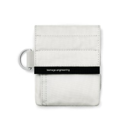 teenage engineering Field Small Bag with Front Pocket for Cables and Hook-and-Loop Straps, Tear and Abrasion Resistant, Water-Repellent, fits TX-6, CM-15, or TP-7 (White)