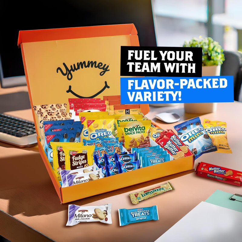 Cookie Variety Snack Box | 40 Count | Office Snacks,