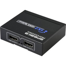 SpeaKa Professional SP-HDS-110 1+2 Port HDMI splitter 3840 x 2160 pixels Black