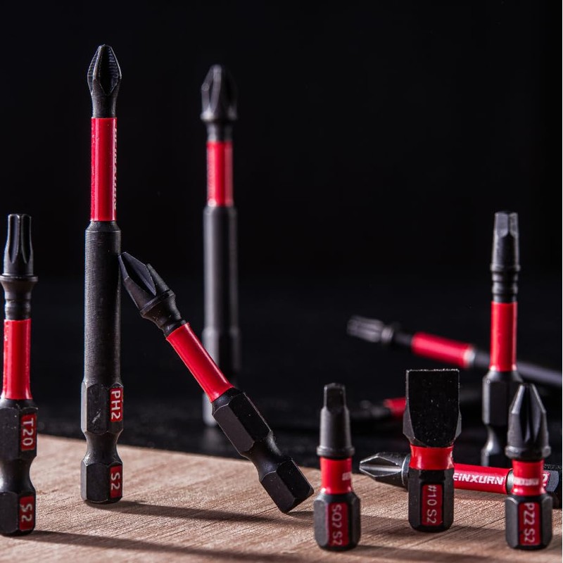 Geinxurn Impact Tough #1 Phillips 1 in. Insert Driver Bits,30Pack