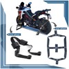 Motorcycle Rear Wheel Tie Down Strap and Bar Harness Handlebar,