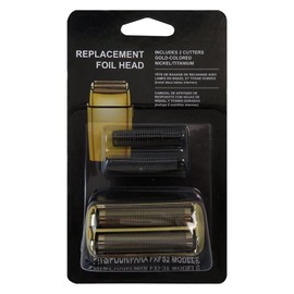 2024 New Replacement Gold Foil Double Foil Head for FoilFX02 Silver Shaver FXRF2S