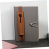 4 piezas Protector de Bolígrafo de Cuero Elástico para Cuadernos