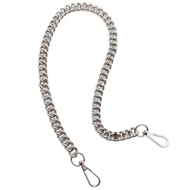Errienpin DIY Heavy Chunky Purse Chain Handles- Short Strap Replacement for Handbag/Shoulder Bags, 23 Inches Long(Silver)