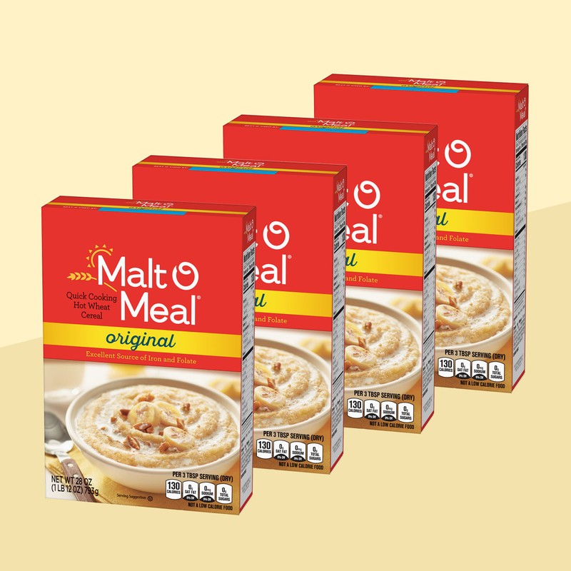 Malt-O-Meal, Original Malt-O-Meal Hot Breakfast Cereal, Quick Cooking, 28 Ounce