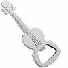 Musician Guitar Silver Bottle Opener