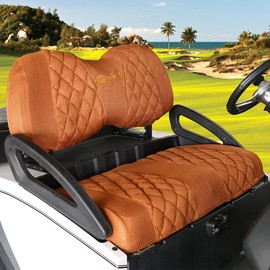 Jaxpare Golf Cart Seat Covers for Club Car Precedent,DS and Yama Golf Carts OEM Ordinary Front Seats,Breathable Washable Polyester Mesh Cloth. Renew Your Golf Cart.