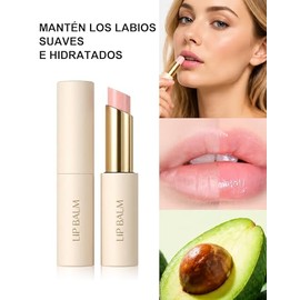 Erinde Bálsamo Labial PH que Cambia de Color, Brillo Labial Hidratante de Larga Duración con un toque Natural de Color, Cuidado Labial Resistente al A