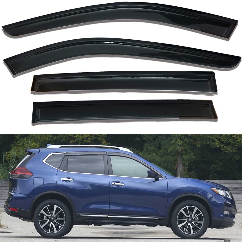 Sun Rain Guards Vent Window Shade for 2014-2020 Nissan Rogue