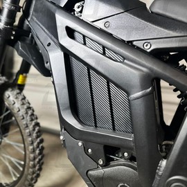 Decal Concepts Carbon Fiber Battery Accent Decal Graphic Kit - Fits Talaria Sting MX3/MX4