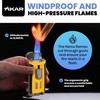 Xikar HP3 Triple Jet Flame Butane Torch Lighter, Yellow |